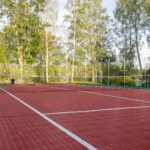 Tenniskenttä. Tennis court.